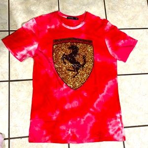 Hudson Outwear sz XL Ferrari Tue dyed T-shirt